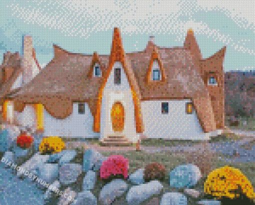 romania charming town diamond paintings