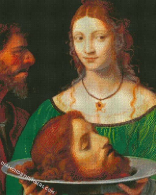 salome with the head of saint john diamond paintings