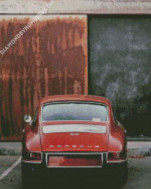 vintage porche diamond painting