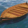 wooden row boat diamond paintings