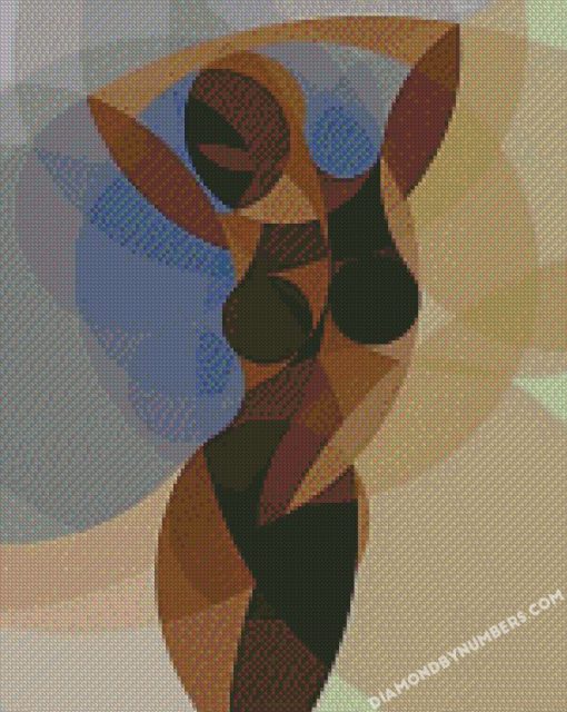 Abstract Girl Body Art diamond painting