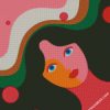 Colorful Girl Illustration Art Diamond Painting