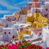 Santorini In Greece paint by numbers