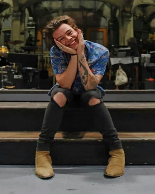 Cute Harry Styles paint by numbers