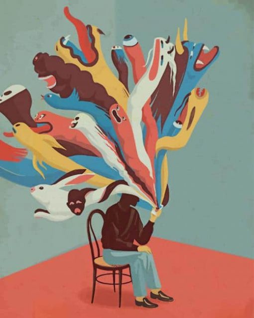 Emiliano Ponzi Illustration paint by numbers