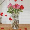 fresh flowers bucket diamond painting