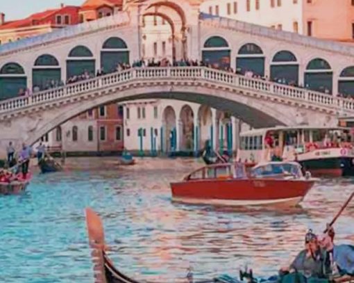 Prettiest Cities in Italy paint by numbers