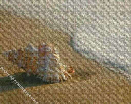 seashell wallpaper diamond paintings