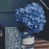 Beautiful Hydrangea Blue Flower diamond painting