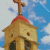 Church Cross Under Cloudy Sky diamond paintings