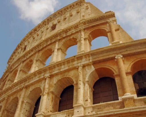 Colosseum In Rome Italy Paint By Numbers