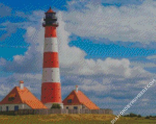 Germany Lighthouses North Frisia Westerhever diamond painting