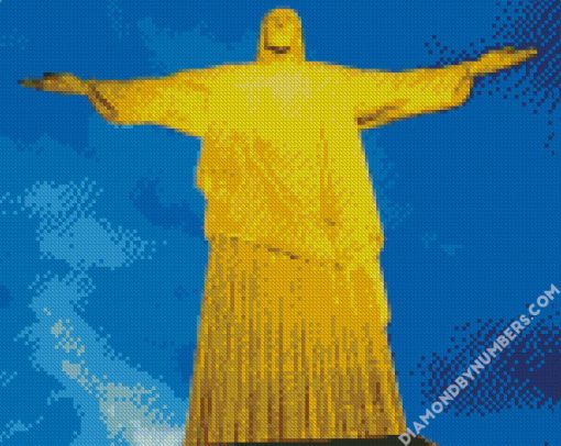 Jesus Statue In Brazil diamond paintings