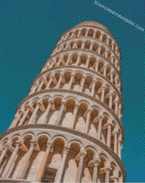 Leaning Tower of Pisa italy diamond paintings