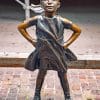 Little Girl Bronze Statue paint by numbers