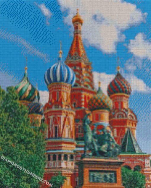 Russia Saint Basil Cathedral diamond painting