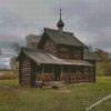 Russia Temples Church Novgorod Museum diamond paintings