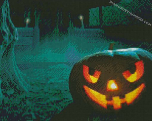 Scary Halloween Holidays Pumpkin diamond paintings