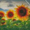 Sunflower Field diamond painting