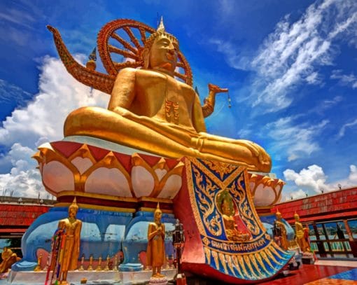 The Big Buddha Koh Samui Island paint by numbers