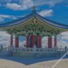 USA Temple Pagodas Korean Friendship Bell diamond painting