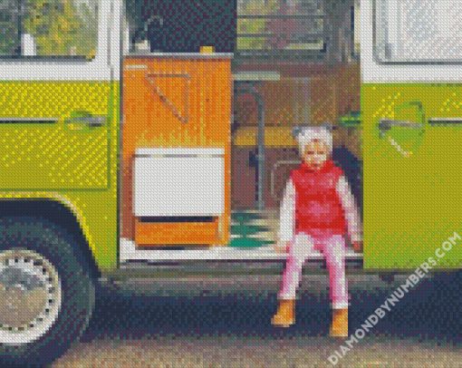 Volkswagen Adventures Mini Bus diamond painting