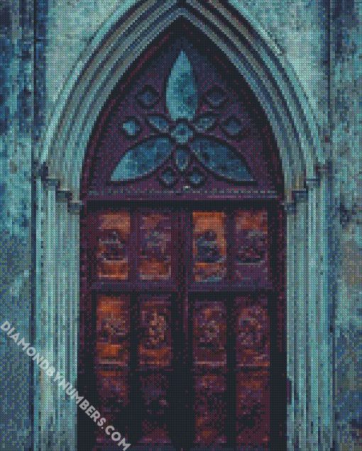 Wooden Door In Italy diamond painting