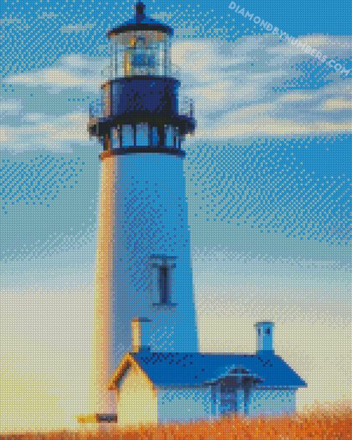 Yaquina Head Lighthouse in newport oregon diamond painting