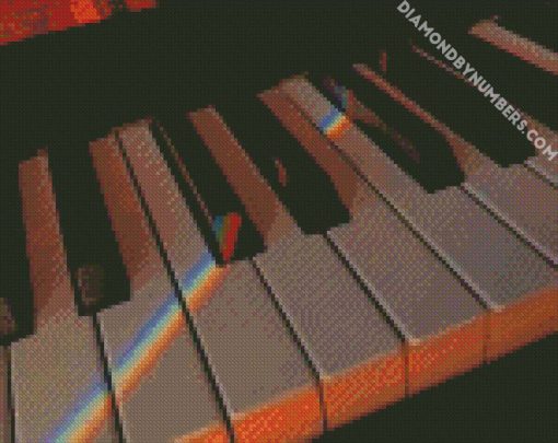 aesthetic piano diamond painting