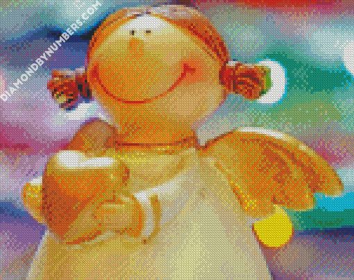 angel christmas reflections statue diamond paintings