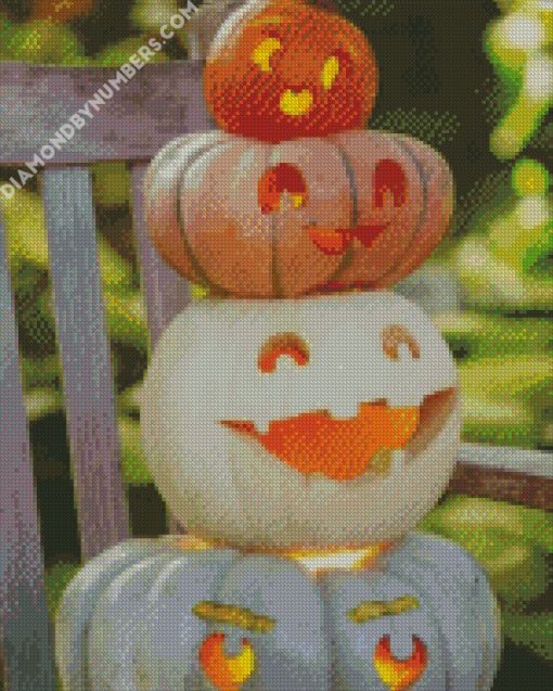 cute pumpkins diamond paintings