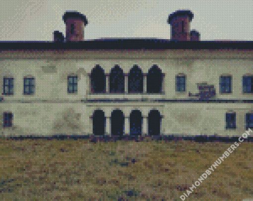 decayed Vintage building diamond paintings