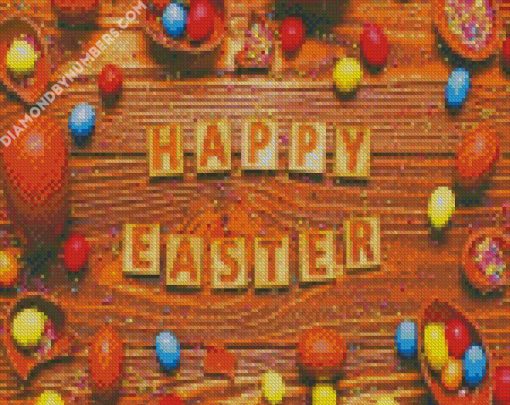 easter eggs candy chocolate diamond paintings