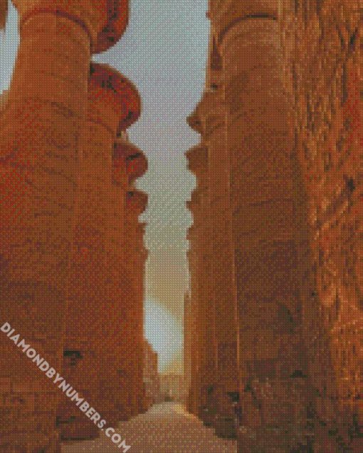 karnak Temple in Luxor Egypt diamond paintings