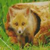 little red fox diamond painting