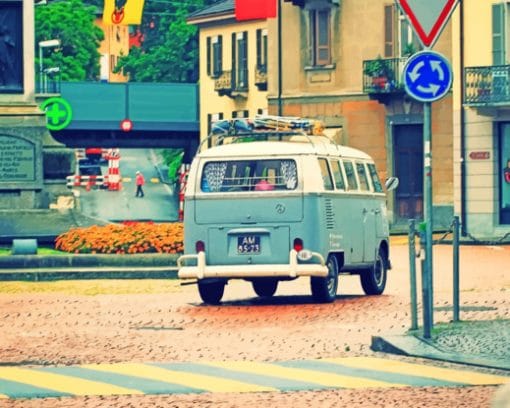 Old Car Volkswagen paint by numbers
