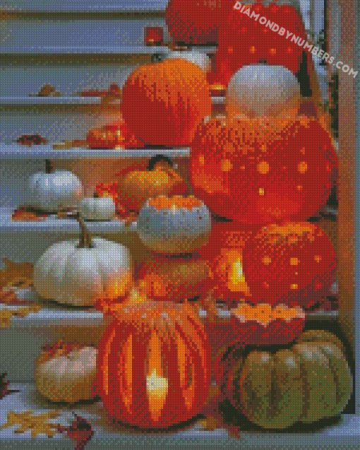 pumpkins decoration diamond paintings