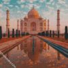 taj mahal agra india diamond painting