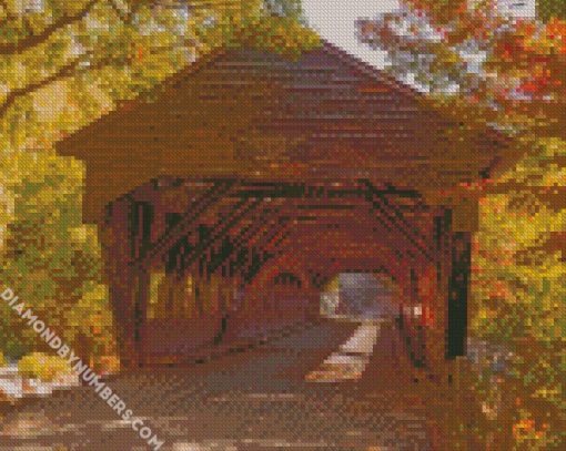 Albany Covered Bridge diamond paintings
