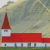 Church in Vik Iceland diamond painting