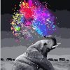 A fun Elephant Paint by numbers