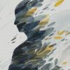 Grey and Yellow Absract Art diamond painting