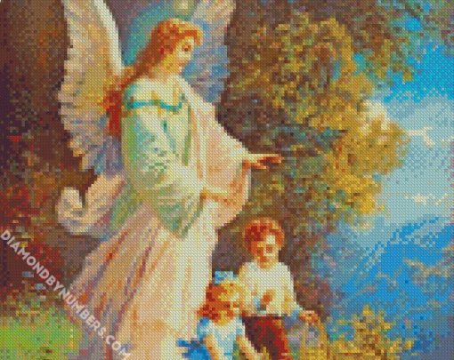 Guardian Angel diamond painting