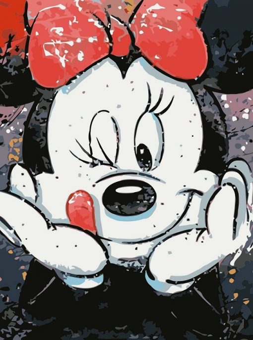 Minnie Mouse paint by numbers