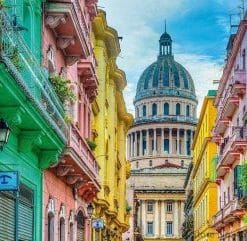 Colourful Cuba paint by numbers