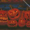 Scary Halloween Pumpkins diamond painting