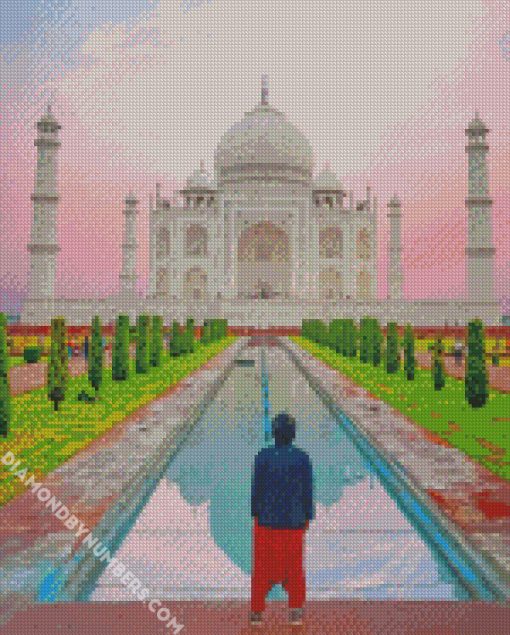 Taj Mahal India diamond painting