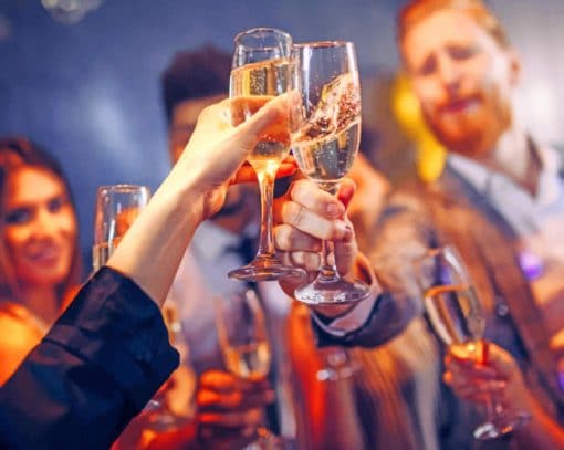 Cheers In A Party paint by numbers