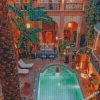 moroccan traditional hotel diamond painting