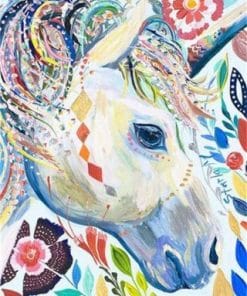 Unicorn Portrait - 5D Diamond Painting